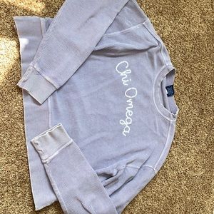 Chi omega crew neck